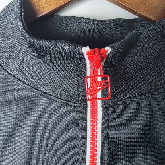 Nike Black Performance Jacket with Red and Blue Accents - Picture 4 of 14